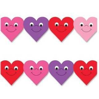 Hygloss Happy Hearts Design Border Strips