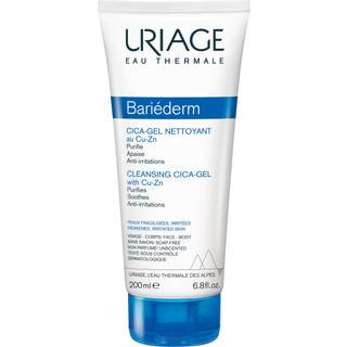 Uriage Bariéderm Cica Cleansing Gel with Copper-Zinc Sensitiv rensegel om skadet hud 200 ml - 200 ml