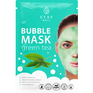 STAY WELL Deep Cleansing Bubble Mask - Green Tea