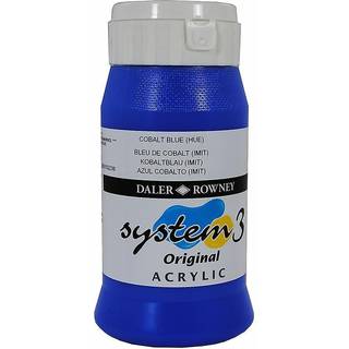 System 3 Original - Acrylic 500 ml Cobalt Blue (Hue)