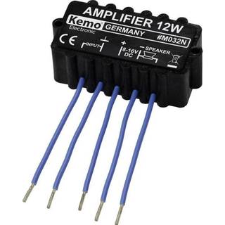 Kemo M032N Mono-forstærker Byggemodul 6 V/DC, 9 V/DC,
