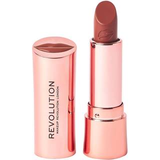 Revolution Satin Kiss Lipstick Fling Deep Nude