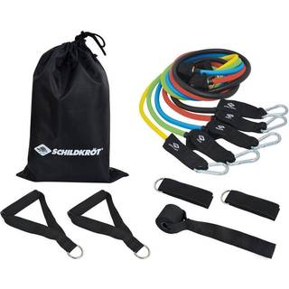 Schildkröt Fitness Expander Resistance Tubes Fitnessbånd størrelse 5 Stück farve multicolour