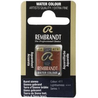 Rembrandt Løse Akvarelbrikker Burnt Sienna (411)