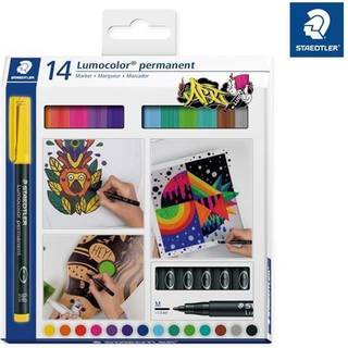 Lumocolor 317 C14 permanent OHP-pen, pakke med 14 farver