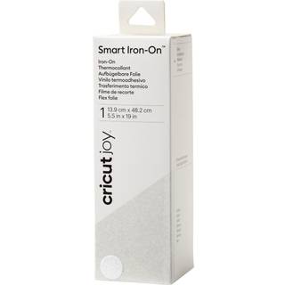 Joy Smart Iron On Glitter Bügelfolie 13,9x48,2cm - Weiß