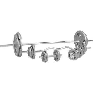 Vægtstang Curlstang Håndvægte Trigrip Støbejern 108 kg