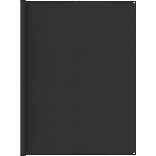 telttæppe 250x250 cm HDPE antracitgrå