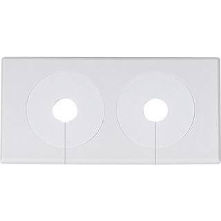 Faluplast 51480 Dækroset delelig, dobbelt, 12-22 mm Hvid