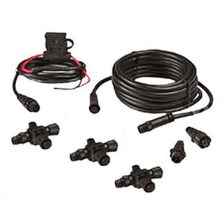Startkit NMEA 2000 Micro-C Backbone Kit + 1 strømkabel + 1 NMEA 2000-kabel (4.5 meter) + 3 T-koblinger + 2 terminatorer