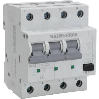 kombirelæ 16A 30mA 10kA 4-pol