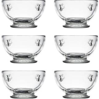 La Rochére Abeille Transparent Bowl Glass Set 6pcs