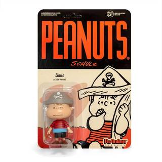 Super7 Peanuts Pirate Linus 3.75 i reaktionsfigur