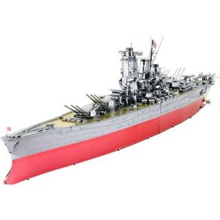 Metal Earth Puzzle 3D Battleship Yamato Boats Metal Puzzle Building Model Kits til voksne udfordrende niveau 29,49 x 4,5 x 6,5 cm