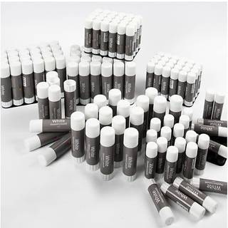 White Limstift , 2x72 stk./ 1 pk.