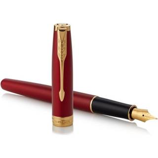 Sonnet Red Lacquer G.T Fyldepen F, Parker 1931473