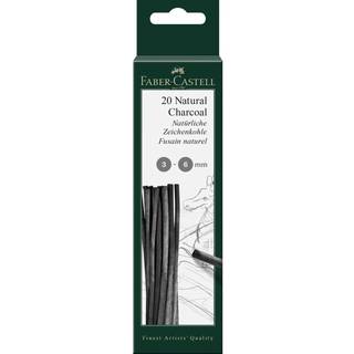 Natürliche Zeichenkohle Pitt 3-6mm 28g - Schwarz