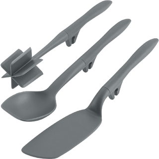 Rachael Ray Tools and Gadgets Lazy Crush & Chop Flexi Turner og skrabe ske -s?t / madlavningsredskaber - 3 stykker gr?