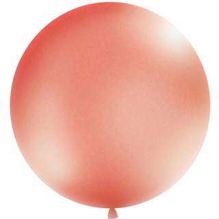 1 stk Kæmpe Metallic rose guld ballon - 1 meter