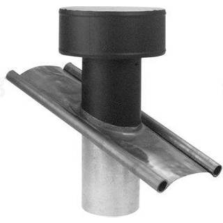 Exhausto THF Taghætter | Luftindtag - Ø400 mm - 55° - Zink Flange (OBS: se bemærkning omkring taghældning)