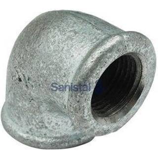 Vinkel 1/2'' 90gr 2 muf galv
