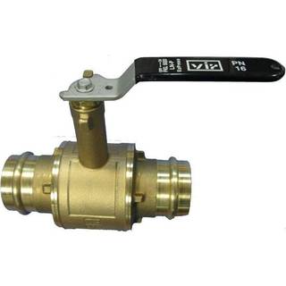 GPA Flowsystem Type 5020LN kugleventil høj hals 28 mm pres/pres rødgods