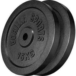 Vægtskiver IRON Black 2x15 kg