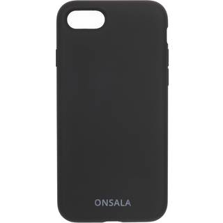 Onsala iPhone 8/7/6/SE Gen. 2/3 silikonecover (sort) - På lager i butik