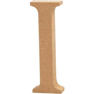Bogstav i træ | I | 13 cm
