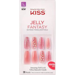 KISS Gel Fantasy Jelly Nails selvklæbende negle Be Jelly
