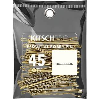 Kitsch Blonde Mini Bobby Pins - Sm? h?rn?le til piger | Ideel til tyndt h?r | Stilfuldt h?rtilbeh?r | Sikre Bobby -stifter til tykt h?r - 45 pcs