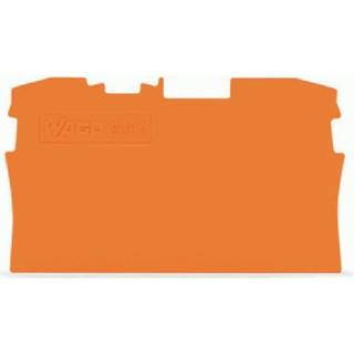Wago Ende /mellemplade 2l orange