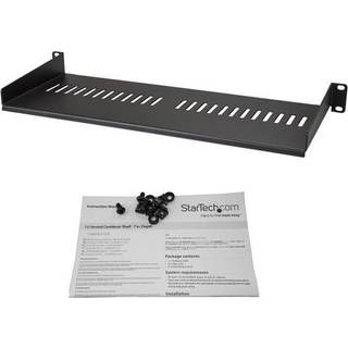 StarTech.com Vented 1U Rack Shelf - 7 in. Deep - rackhylde - 1U