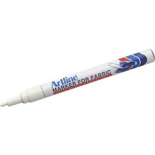 12 x Artline tøjmarker hvid