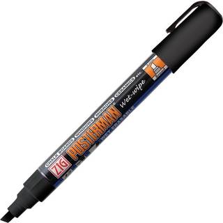 Marker ZIG Posterman wet-wipe 6mm sort