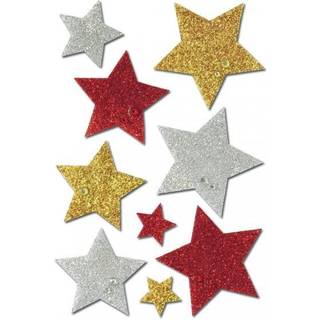 Herma stickers selvklæbende klistermærker - Magic julestjerner flere farver