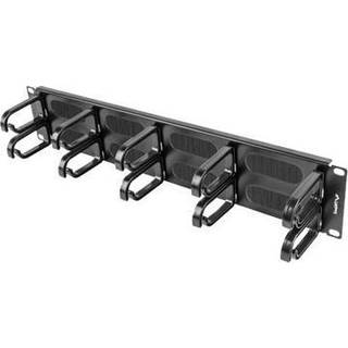 Lanberg AK-1204-B - 2U - Cable Management Panel