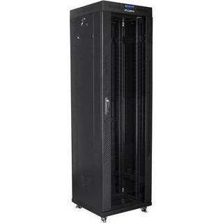 Lanberg FF01-6642-12BL - 42U - Rack Cabinet with LCD Panel