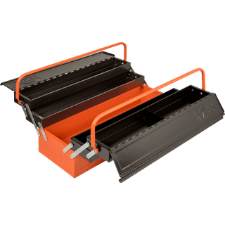 Bahco Metallic Box-3 Trays Blk-Orang 1497MBF350