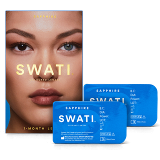 SWATI Cosmetics Sapphire 1 Month - 2 pcs