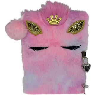 Tinka Plush Diary with Lock - Horse w/ Crown