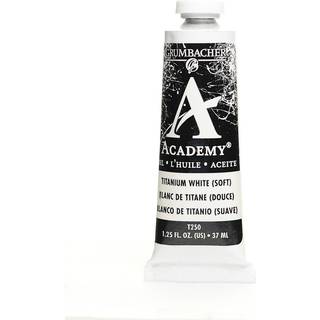 Grumbacher Academy Oil Paint 37ml/1,25 ounce Titanium White Soft (T250)