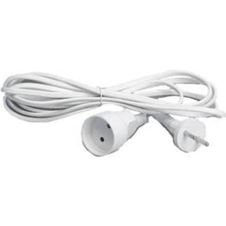 Forlængerledning 5m 2x1,5 Mm2 Hvid - 820014