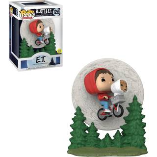 E.T. the Extra-Terrestrial POP! Moment Vinyl Figure Elliot and ET Flying (GITD) 9 cm