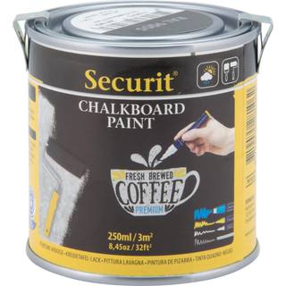Securit tavlemaling 250 ml til ca 3 m2 sort