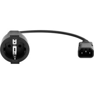 ProXtend Apparat strømadapter kabel (C14 Schuko CEE7/4) | 20 cm | PRIS-MATCH