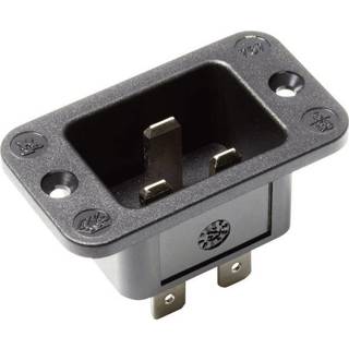 Kaiser 767/63/sw/C IEC-stik 767 Stik, indbygning lodret