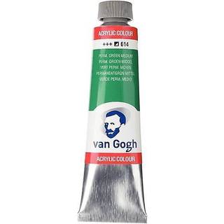 Van Gogh akrylfarve 40 ml Permanent Green Medium - 614