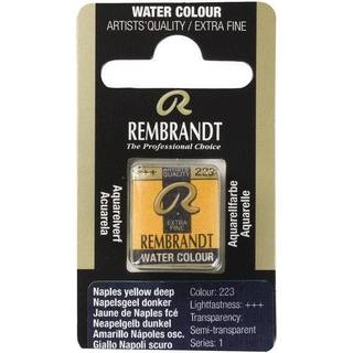 Rembrandt akvarelfarve half pan – Naples Yellow Deep 223