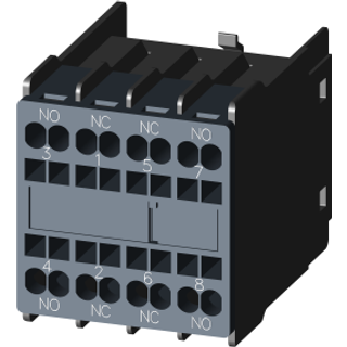 Siemens Hjælpeblok front 2no+2nc fjeder